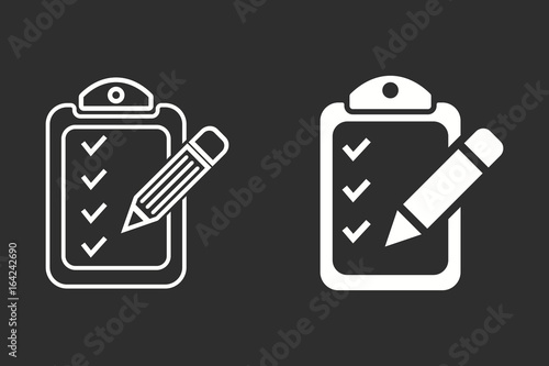 Application form - vector icon.