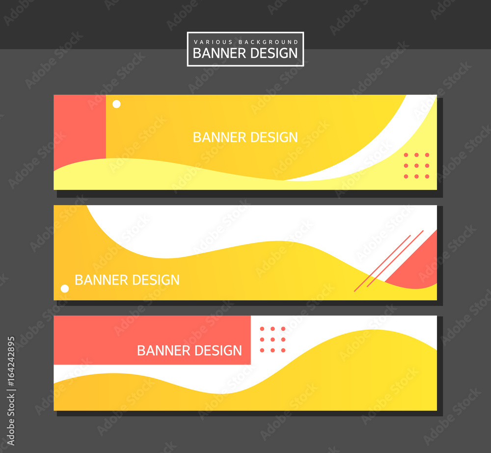 Obraz premium Banner design