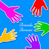 illustration of Friendship Day background
