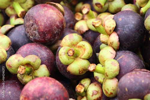 mangosteen at street food