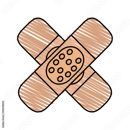 Adhesive bandages vector illustration