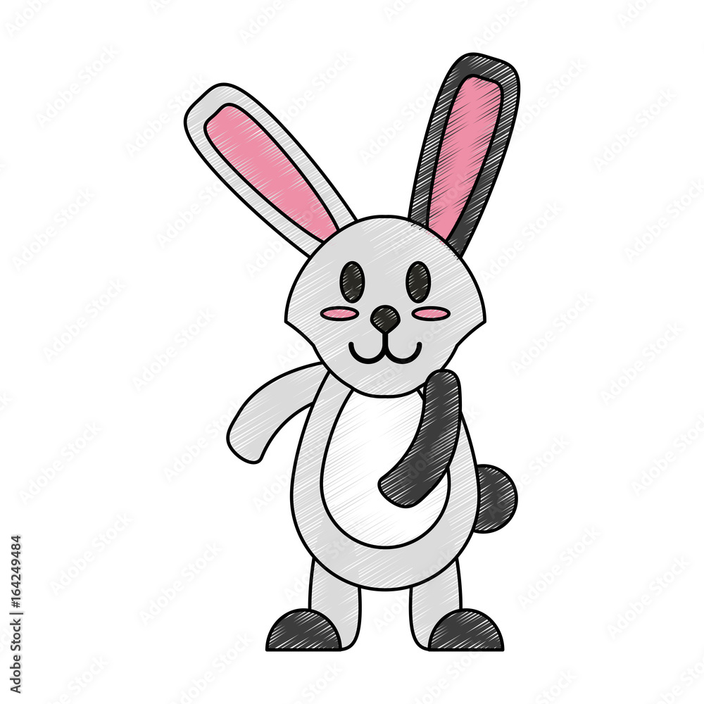 Fototapeta premium Rabbit vector illustration