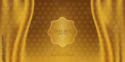 Thai Art vector background.