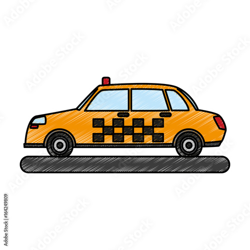 Taxi vector illustration