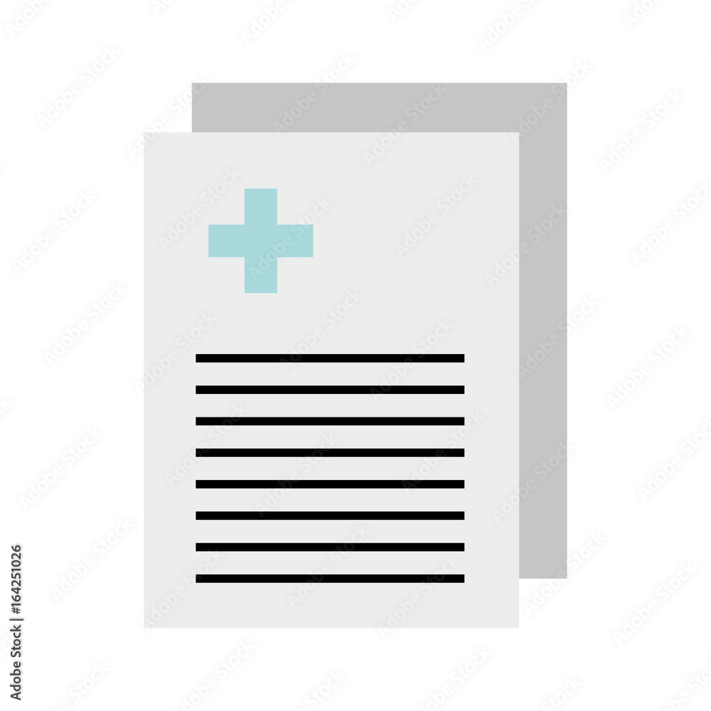 Obraz premium medical order document icon vector illustration design