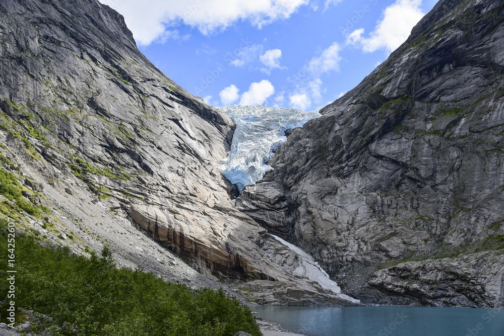 Norway.Glacier Briksdal