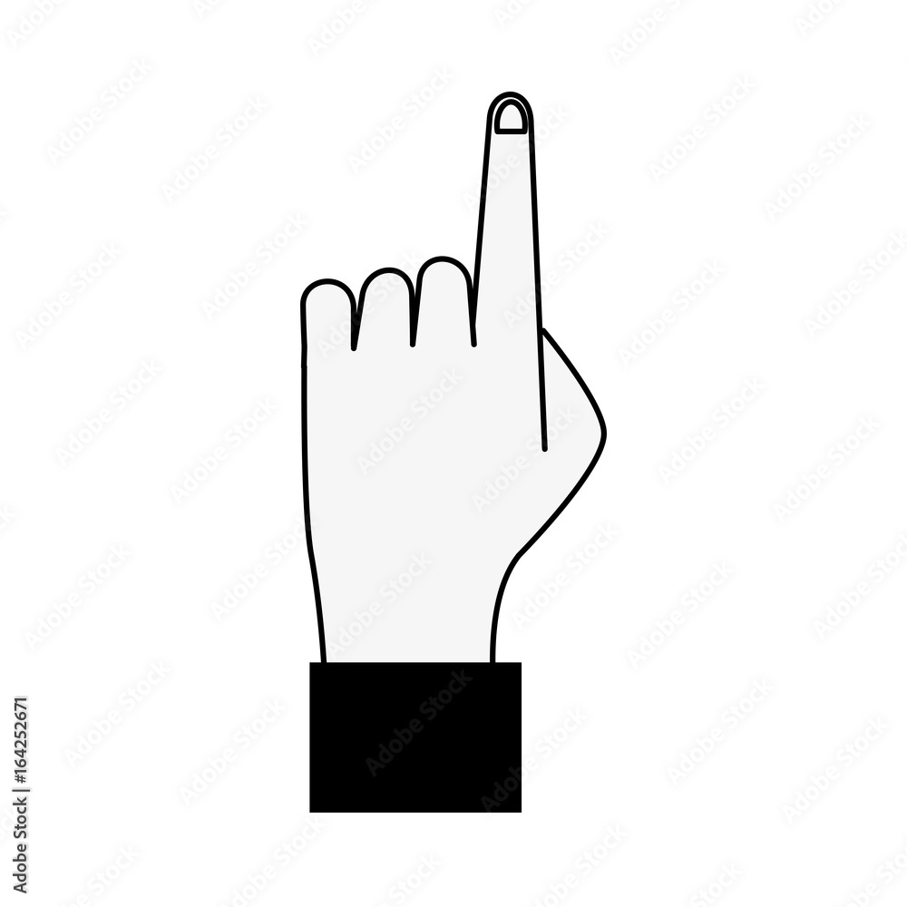 hand pointing with index finger icon image hand pointing with index finger icon image