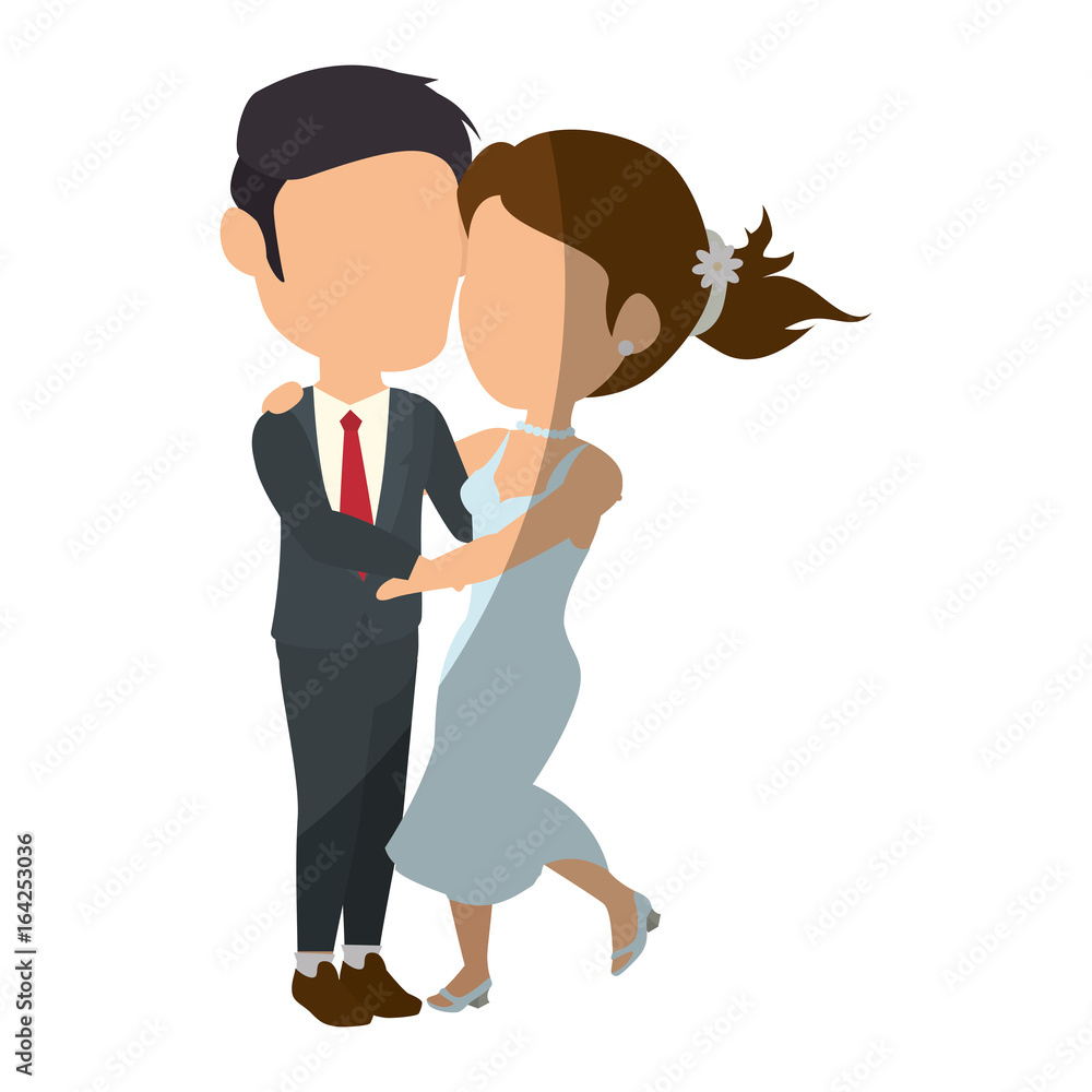 avatar wedding couple icon over white background colorful design vector illustration avatar wedding couple icon over white background colorful design vector illustration