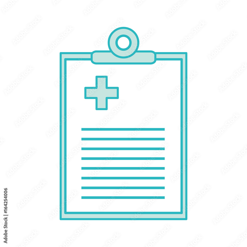 Obraz premium medical order document icon vector illustration design