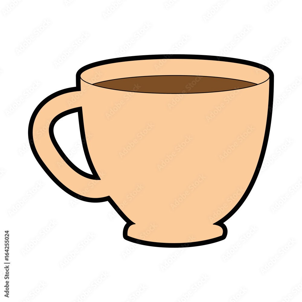 coffee mug icon over white background vector illustration coffee mug icon over white background vector illustration