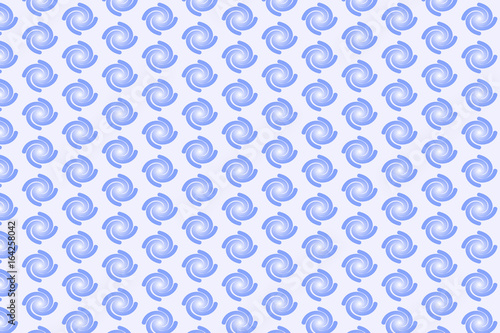 Modern blue cyclone pattern