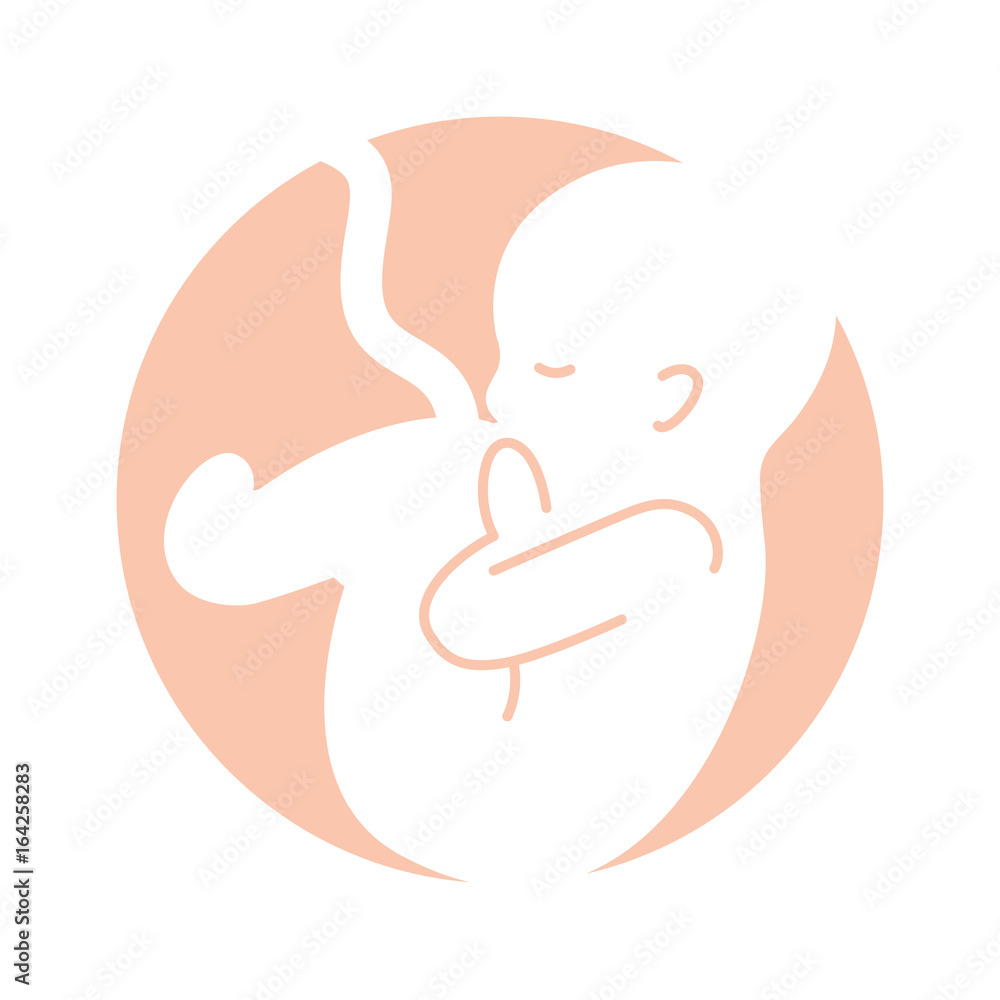 human fetus isolated icon vector illustration design human fetus isolated icon vector illustration design