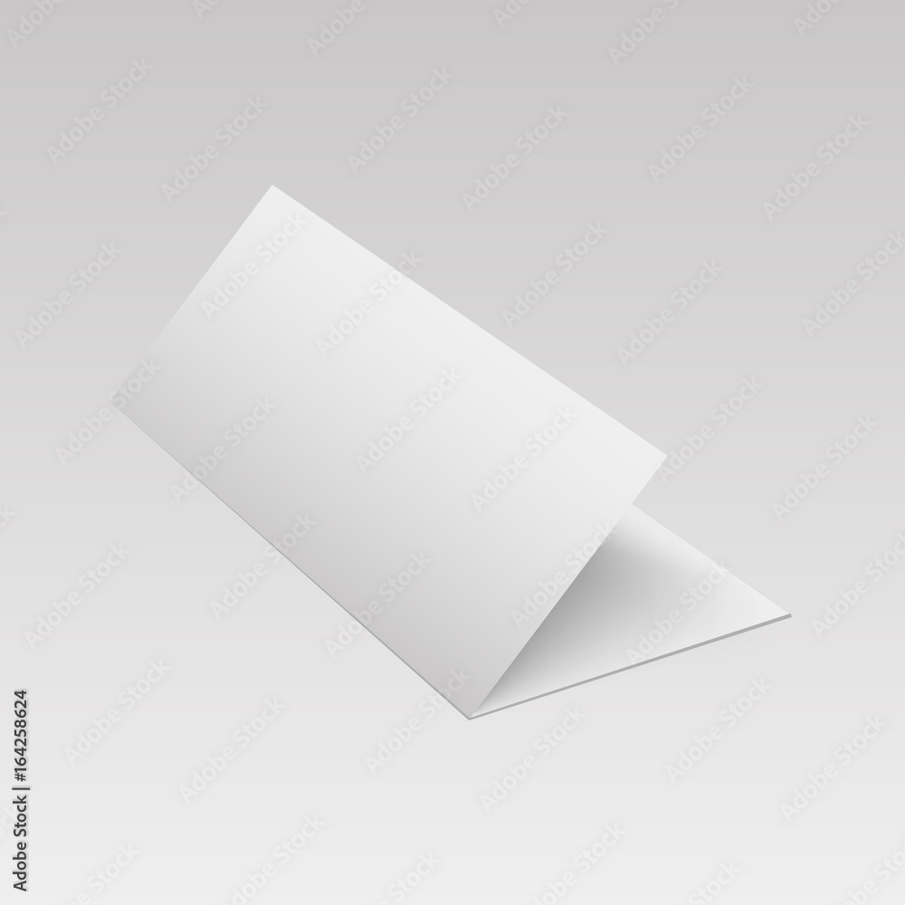Mock up opened magazine, journal, booklet, postcard, flyer, business card or brochure . Vector Illustration. Mock up opened magazine, journal, booklet, postcard, flyer, business card or brochure . Vector Illustration.