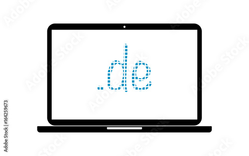 Pixel Icon Laptop - de deutsche Domain