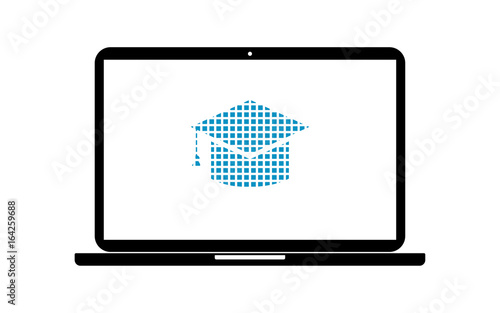 Pixel Icon Laptop - Online Studium