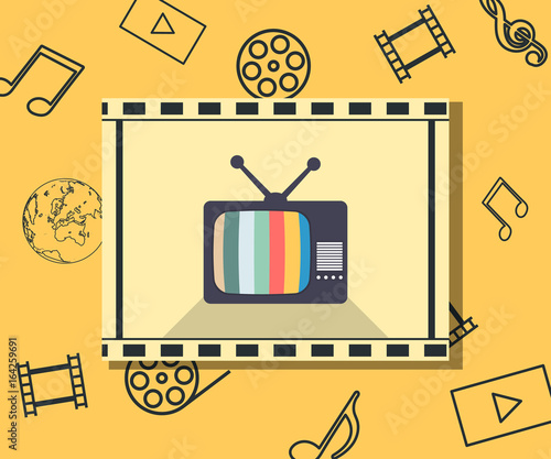 TV marketing shopping sale flat. Creative  collection.