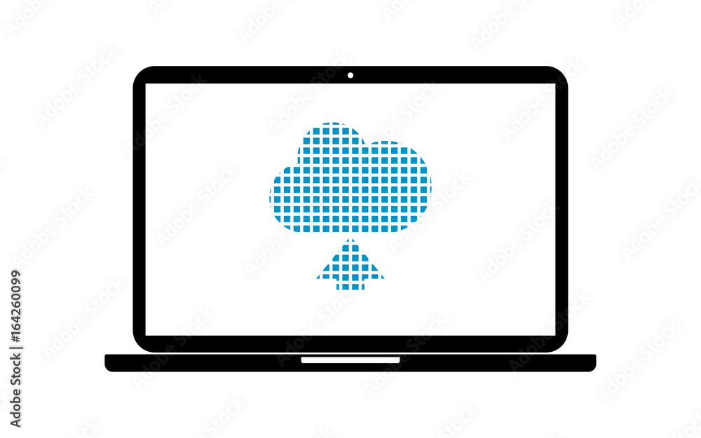 Pixel Icon Laptop - Wolke hochladen Pixel Icon Laptop - Wolke hochladen