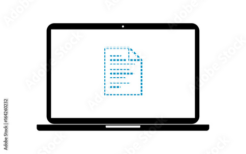 Pixel Icon Laptop - Dokument