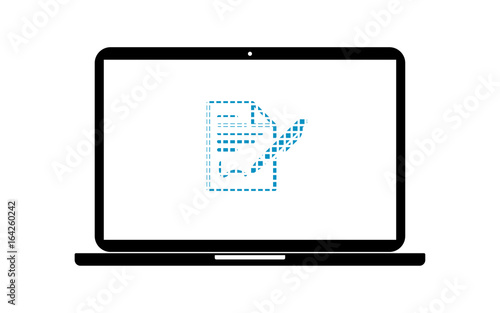 Pixel Icon Laptop - Vertrag
