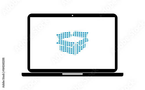 Pixel Icon Laptop - Kiste