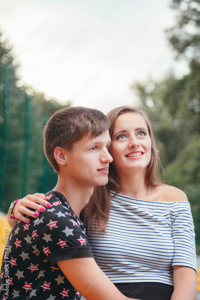 Fototapeta premium Young loving couple