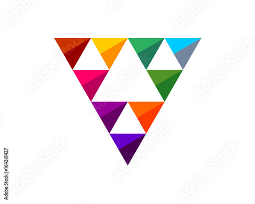 Free Download Colorful Triangle Gems - GFXLoad