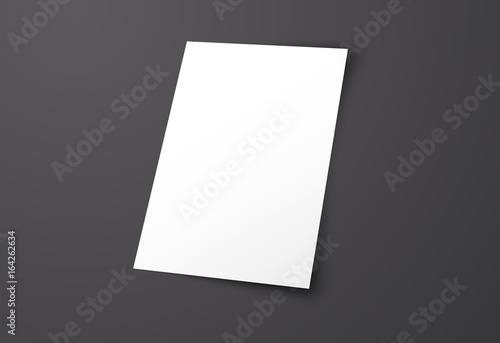 Mockup   blank cover on a black background