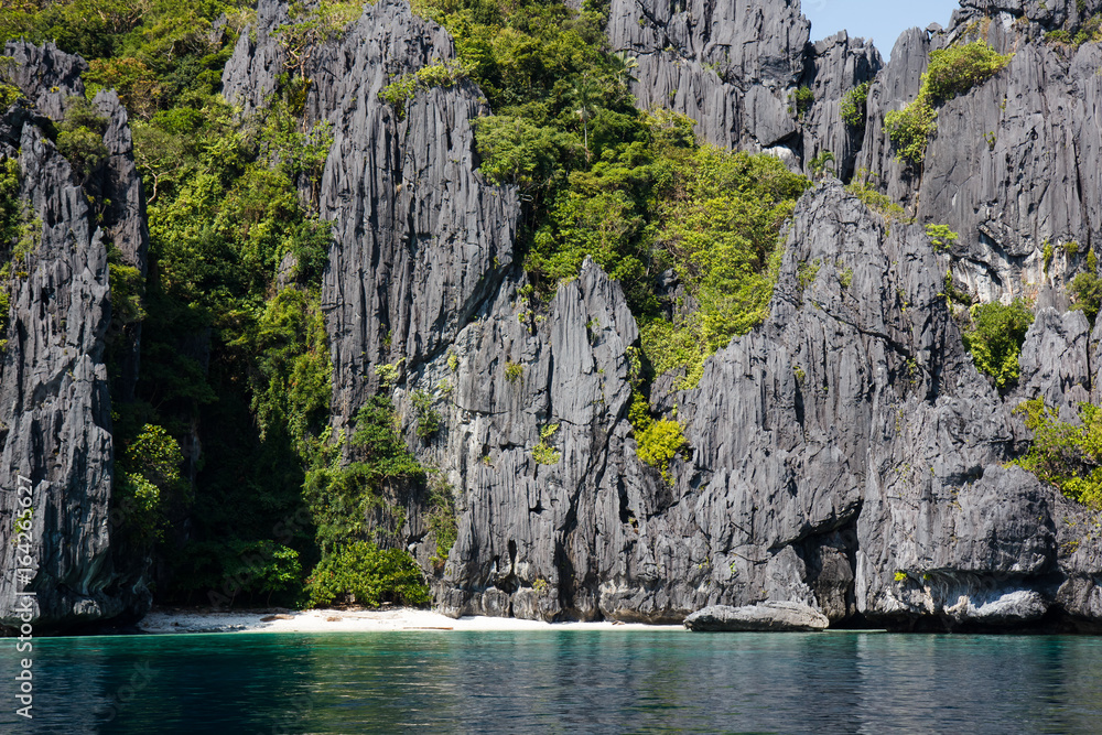 Waterscape, El Nido, Bacuit bay, Palawan island, Palawan province, Philippines