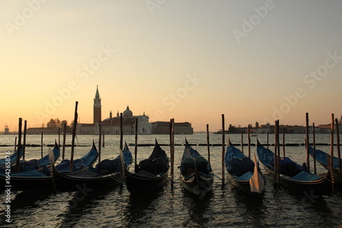 Famous Veniceview of gondolas, Italy © naiveangelde