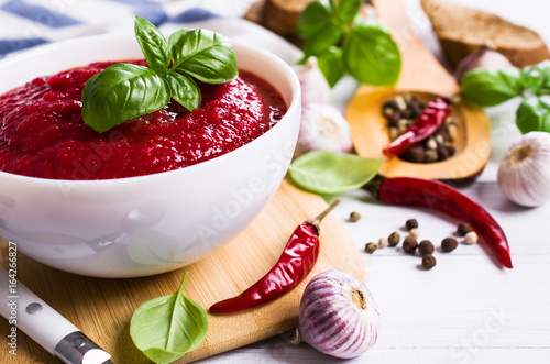 Beetroot soup with spices