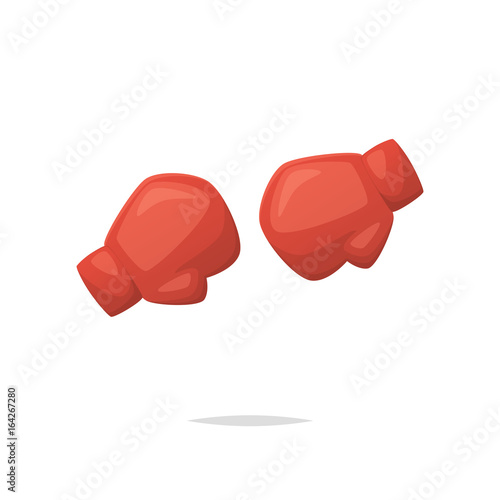 Boxing gloves vector illustration