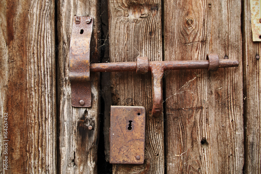Old wooden door Old wooden door