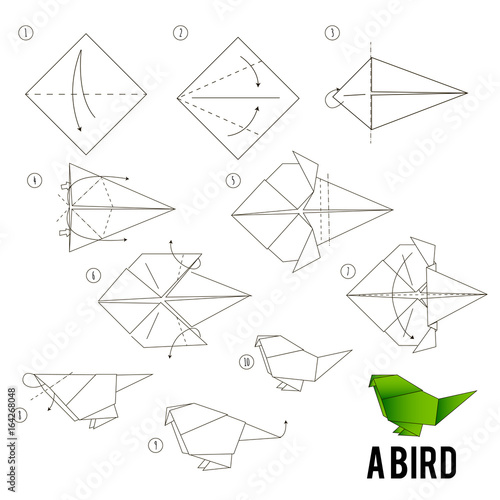 step by step instructions how to make origami