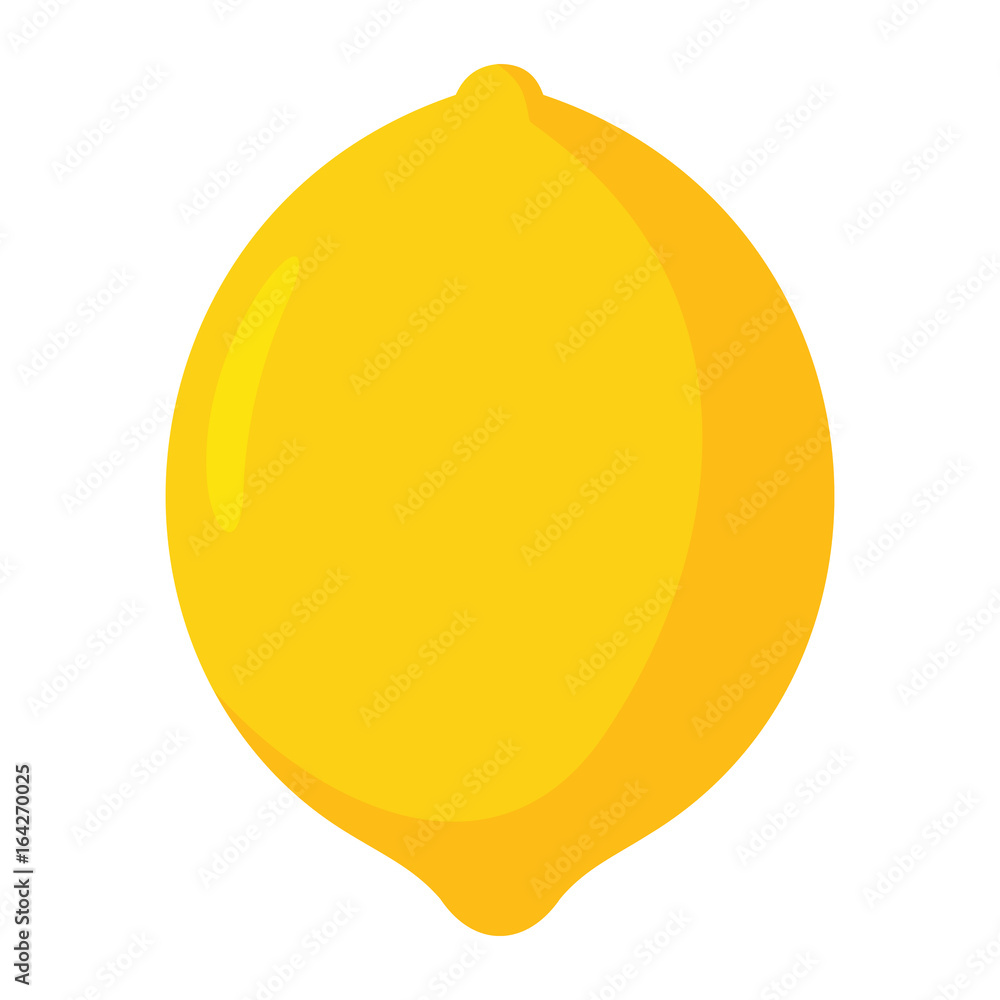 Lemon design juicy fresh fruit icon vector template. Raw lemon. Eco bio health food