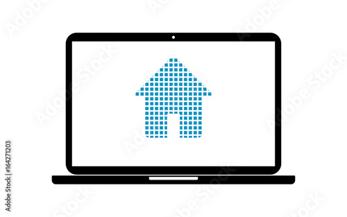 Pixel Icon Laptop - Haus Unterkunft