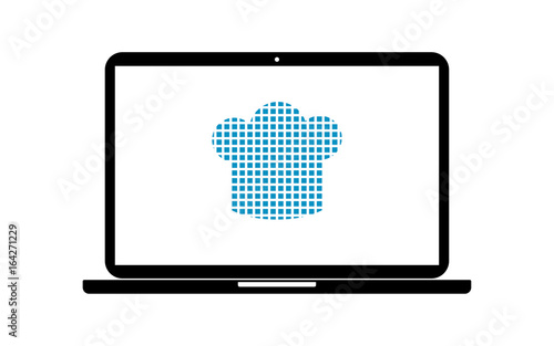 Pixel Icon Laptop - Kochmütze