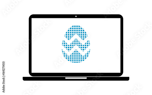 Pixel Icon Laptop - Osterei