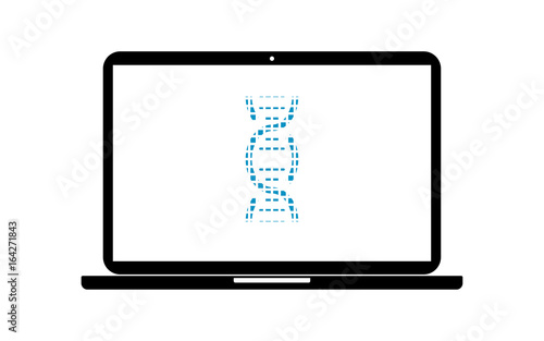 Pixel Icon Laptop - DNA