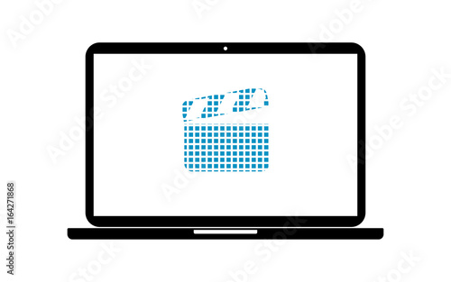 Pixel Icon Laptop - Filmklappe