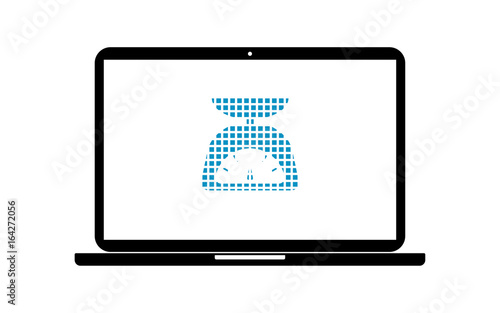 Pixel Icon Laptop - Küchenwaage
