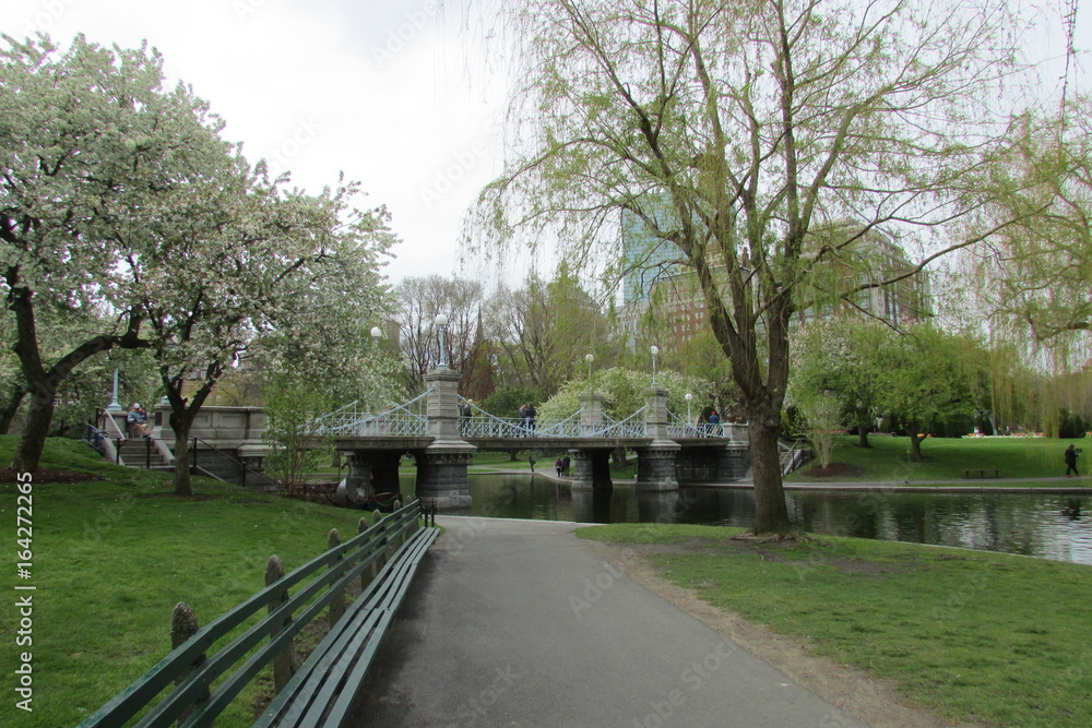 Boston Public Garden Bridge, Boston, Massachusetts, USA