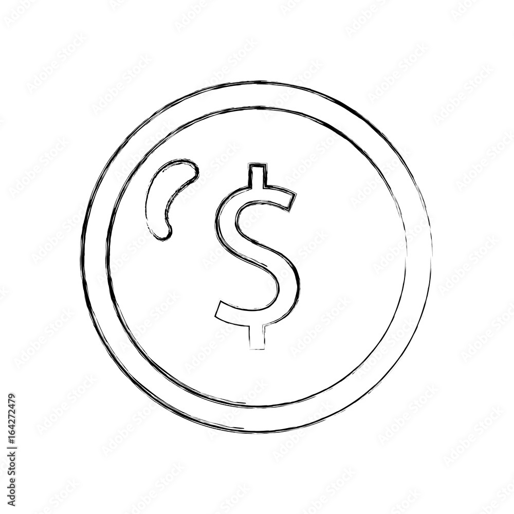 coin money isolated icon vector illustration design coin money isolated icon vector illustration design