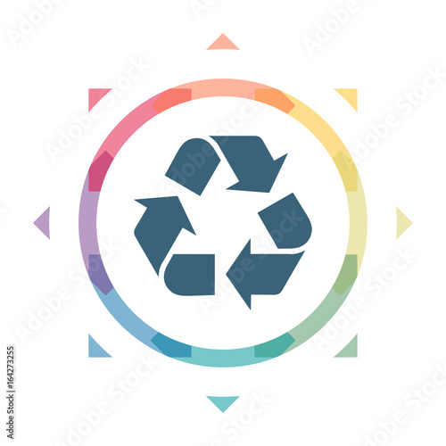 buntes Symbol - Recycling