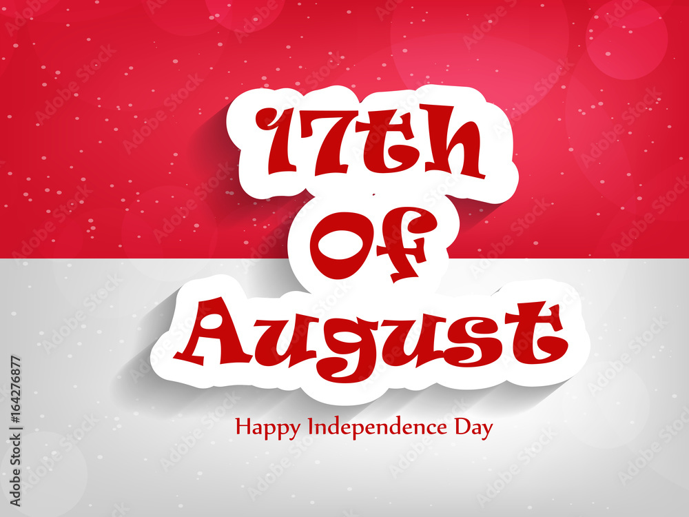 illustration of Indonesia Independence Day background 17th of August illustration of Indonesia Independence Day background 17th of August
