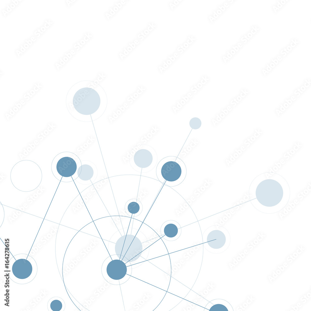 Abstract vector network connection structure Abstract vector network connection structure