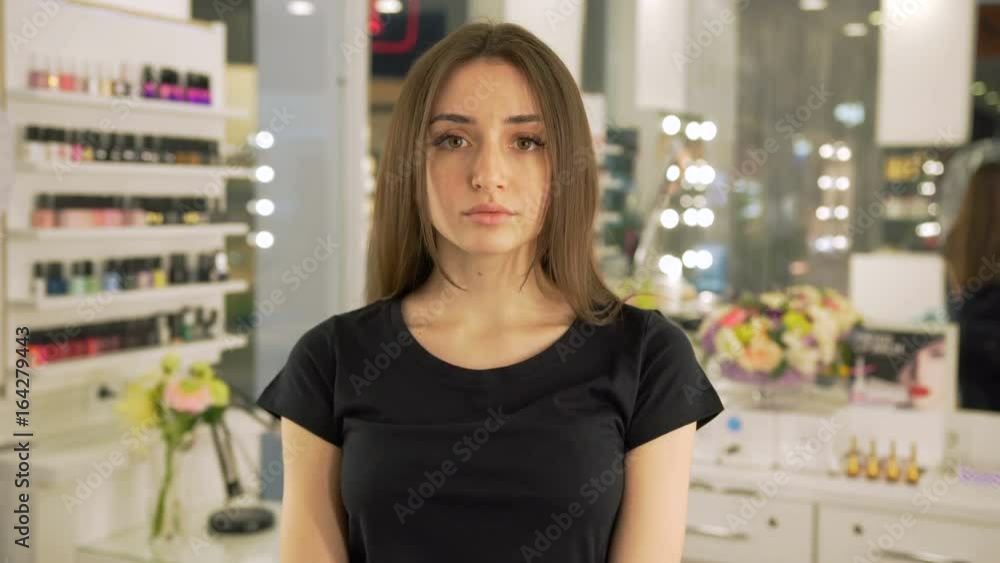 Young natural woman without makeup Young natural woman without makeup