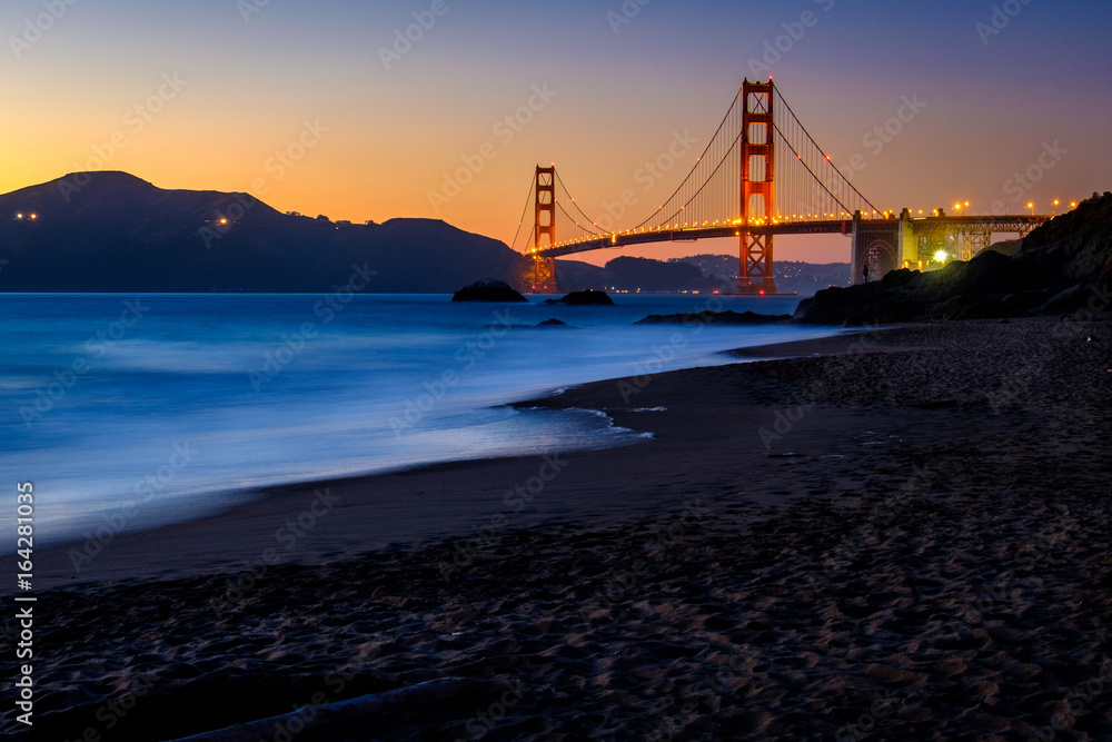 Obraz premium Sunset at Baker Beach