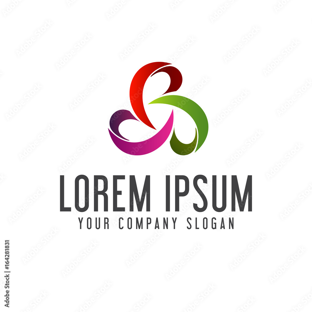 abstract media logo design concept template abstract media logo design concept template