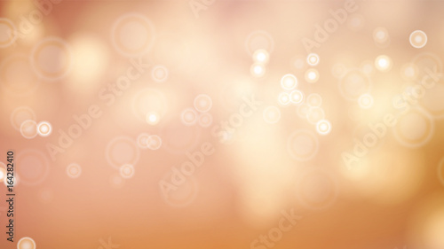 Abstract Autumn Nature Background Vector. Blurred Warm Bokeh Background