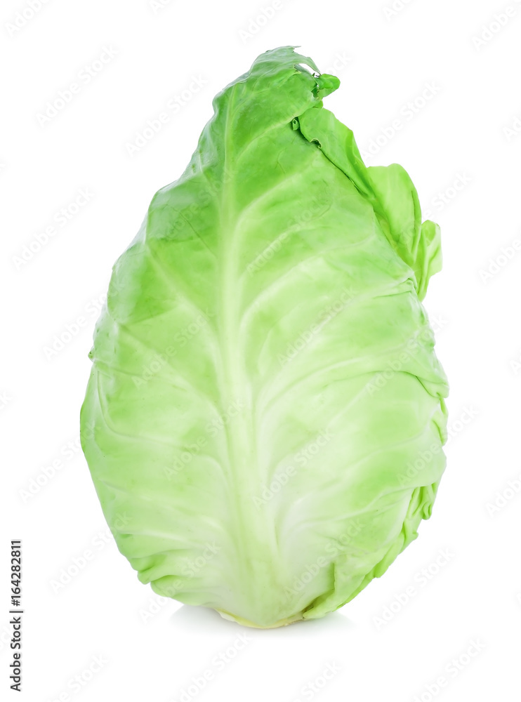 Fototapeta premium pointed cabbage isolated on white background